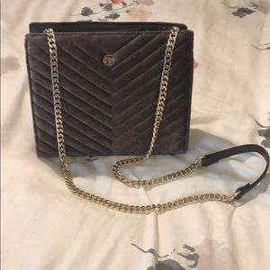 Maroon Velvet purse.